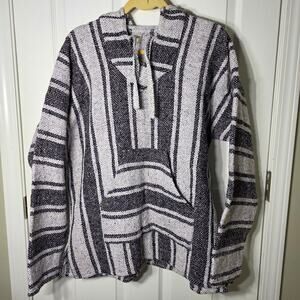 Mexican Baja Hoodie Oversized Unisex Men's XL